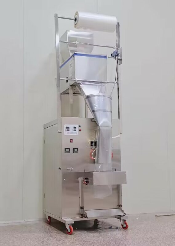 100-1000g automatic photoelectric cell weighing and packaging machine printing date cursor position installation quality.