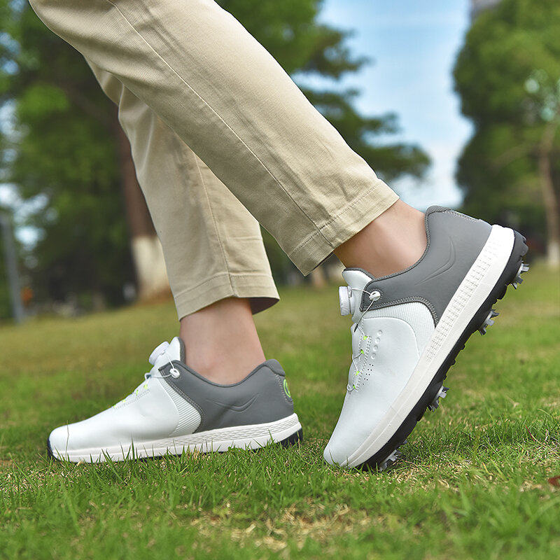 Zapatos de Golf para exteriores, calzado deportivo antideslizante, cómodo e informal, Fitness para jóvenes, Golf y caminar, 39-48