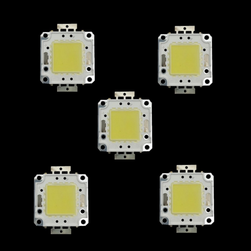 LDHLM-Grânulos de LED super brilhantes, chip COB, branco quente, alta qualidade, luz de inundação DIY, Spotlight, 10W, 20W, 30W, 50W, 100W