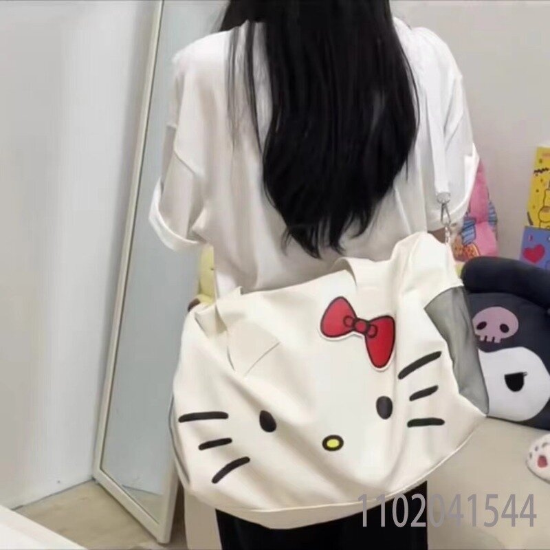 Miniso große Kapazität Reise Handgepäck Designer Taschen Luxus niedlich Hallo Kitty wasserdichte Reisetasche Modetrend Marke