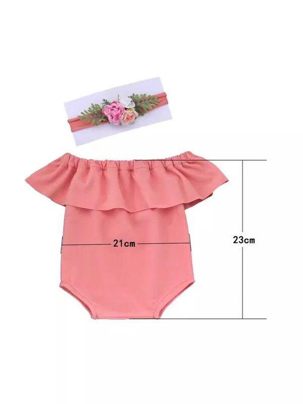 Newborn Girl Dress Baby Photography Props Outfit Romper Photography Clothing Headband  Accessories
