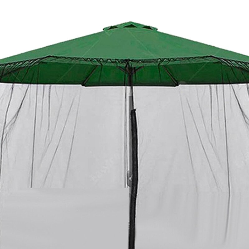 Mosquito Bug Net Parasol, guarda-chuva, pára-sol, capa para pátio ao ar livre, jardim, gramado, camping, 1 pc
