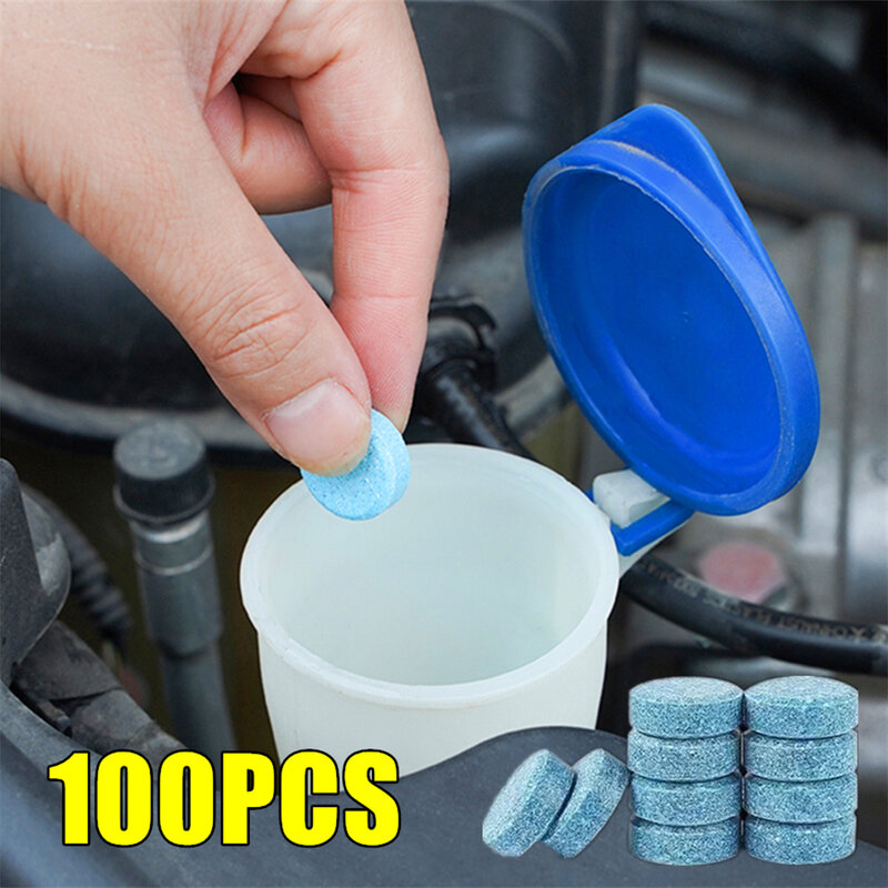 2023 New Car Windshield Cleaner Car Effervescent Tablet Glass Water Solid Cleaner Universal Automobile Accessories Spray Cleaner