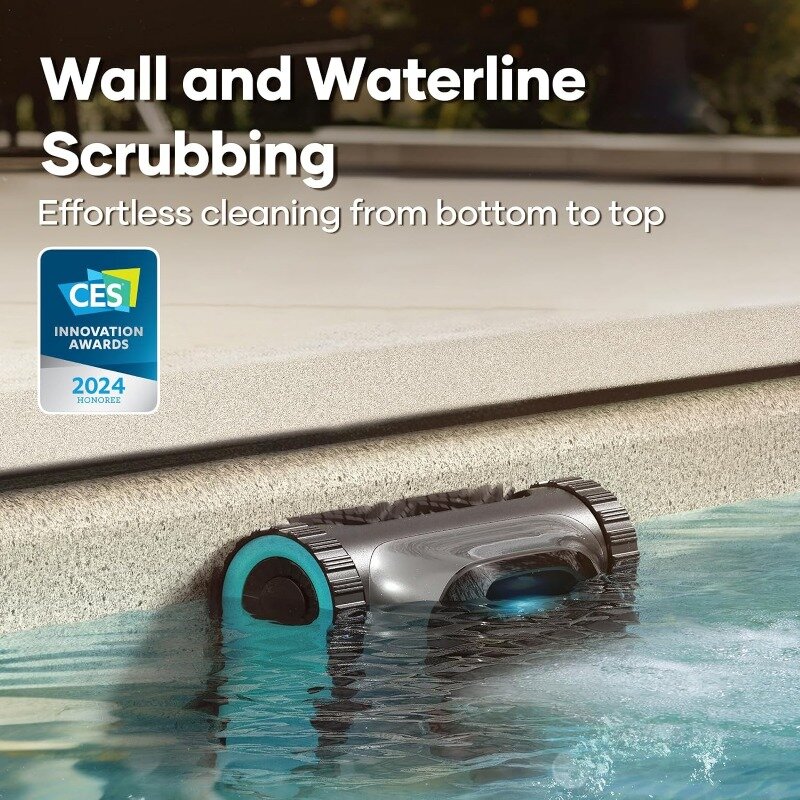 AVOW-Scuba S1 Pool Vacuum para piscinas interiores, limpador de piscinas robóticas sem fio, escalada em paredes, navegação inteligente, atualizado, 2024