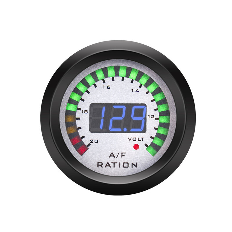 Indicador de relación de combustible de aire de coche, indicador Digital de relación de combustible de aire, 52mm
