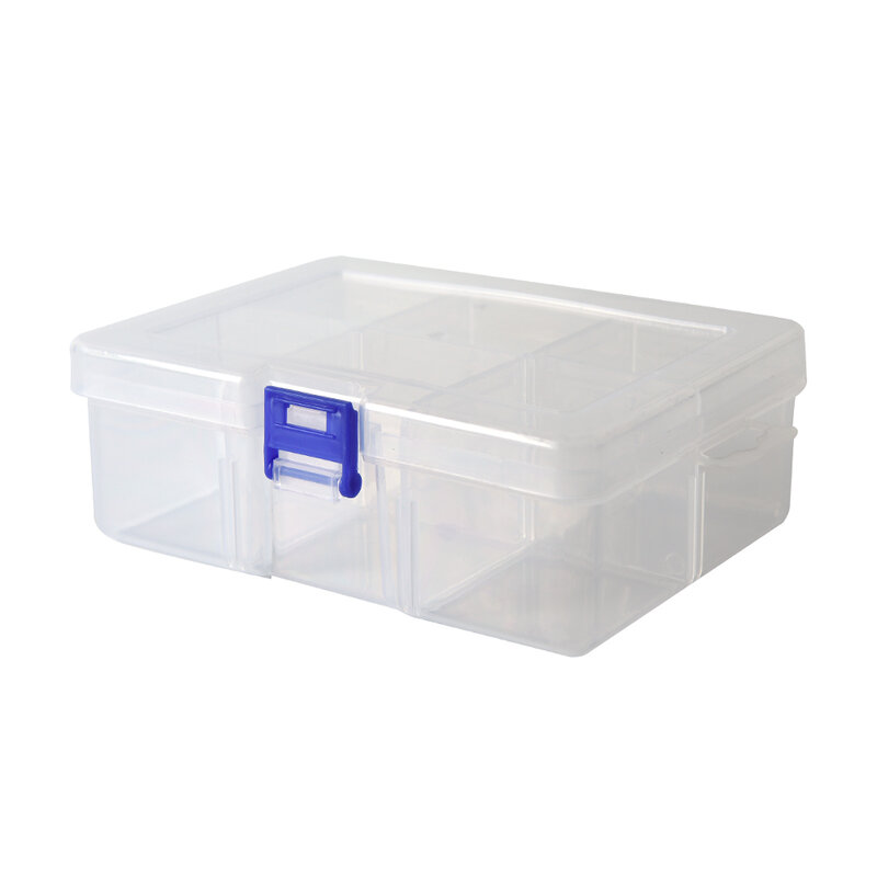 HOT!2020 Lure Case Tackle Container Transparent Storage Tool Fishing Tackle Box 6 Compartments Durable Multifunctional Bait Box