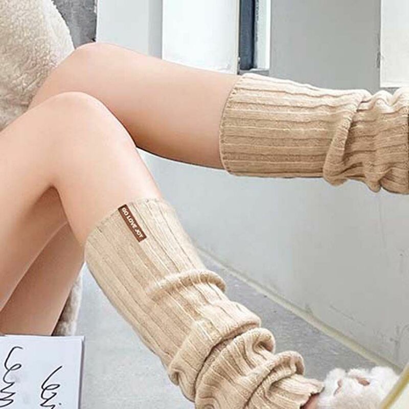 Thick Soft Long Leg Warmer para mulheres, Leg Warmers, Stay Warm, Lolita Goth Socks, capa de mão, inverno