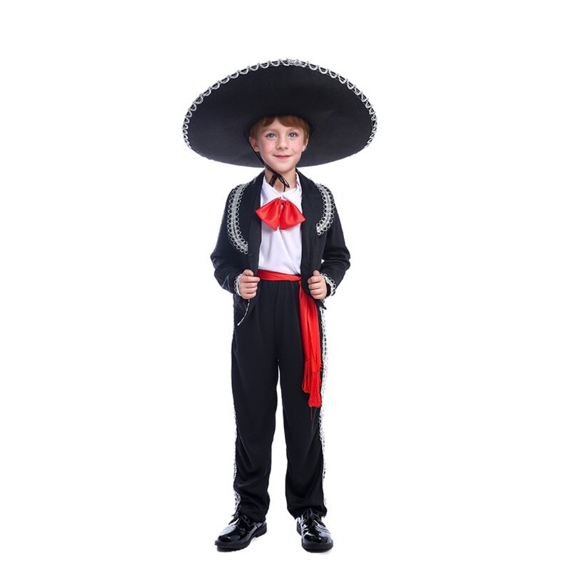 Disfraz De bailarina tradicional mexicana para niño, Mariachi, Amigo, Cinco De Mayo, Fiesta