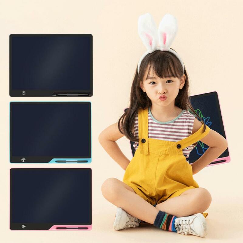 Planche à dessin mince pour enfants, écran LCD, bloc-notes rectangulaire, fournitures scolaires