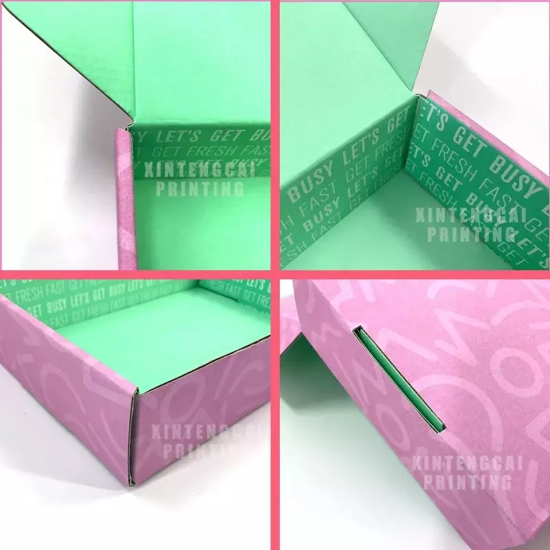 Изготовленные на заказ цветные почтовые ящики с индивидуальным логотипом, прочная упаковочная коробка для одежды