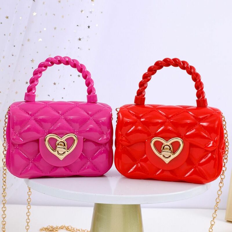 PU Mini Shoulder Bags New Heart Coin Wallets Handbags Women Girls