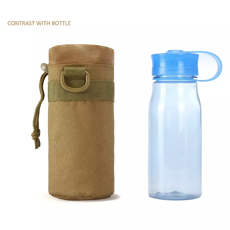 Bolsa táctica Molle para botella de agua, bolsa de viaje mejorada, bolsa deportiva, bolsas de hidratación al aire libre para mochila táctica