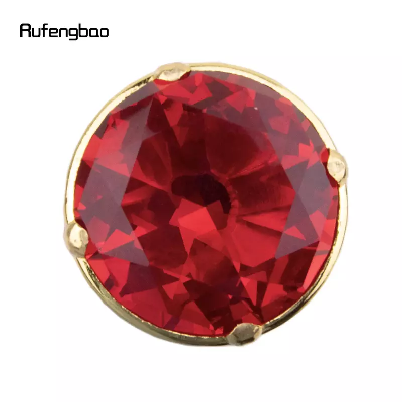 Bastón para caminar de color rojo y dorado, accesorio decorativo con forma de diamante, perilla elegante para Cosplay, 93cm