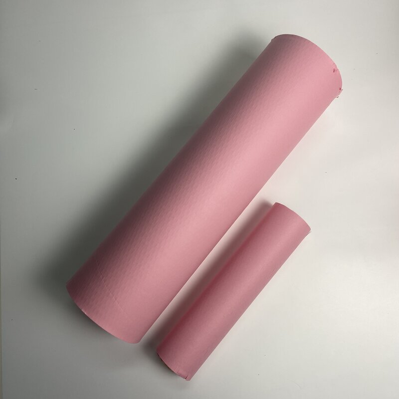 Pink Packaging Paper  Honeycomb Cushioning Roll Perforated-Packing Recycled Cushion Wrapping Roll Eco Friendly Moving Green Wrap