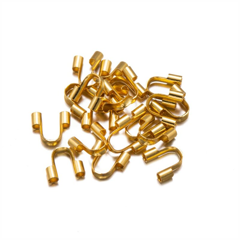 Застежки U-образные из нержавеющей стали для самостоятельного изготовления браслетов, ожерелий, аксессуаров, 20 шт.