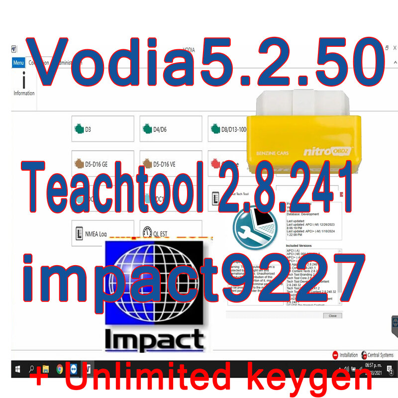 Vvdiaソフトウェア、5.2.50 techtool2.8.241、無制限のkeygenを備えたサボテン9227、2024