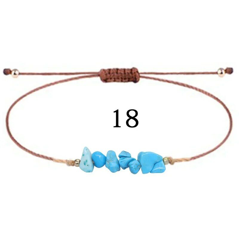SFB3 Rope DIY Bracelets For Women Handmade Woven Rope Chain Can Be Opened Gold Plated Copper Jewelry
