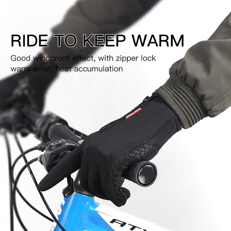 Gants thermiques coordonnants pour hommes et femmes, écran tactile, chauds, coupe-vent, cyclisme, conduite, moto, extérieur, hiver