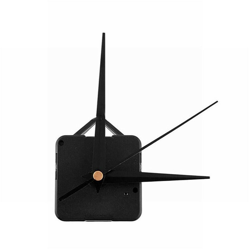 1 مجموعة الأسود معلقة الكوارتز إصلاح حركة ساعة آلية أجزاء أجزاء الساعة مع الإبر DIY بها بنفسك ساعة كوارتز ساعة الحائط الصامت Mov
