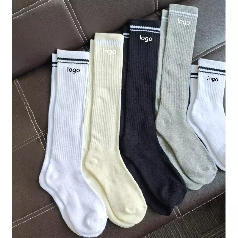 LO-calcetines de tubo medio unisex, medias de pantorrilla para las cuatro estaciones, baloncesto, tenis, fútbol, deportes casuales, barra paralela, medias de Yoga