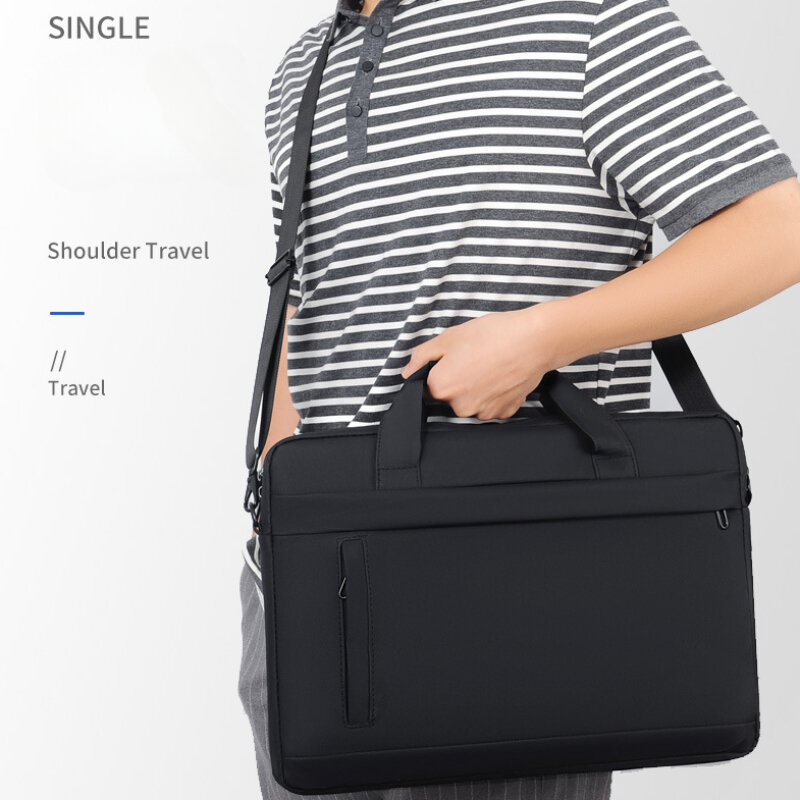Laptop Bag Shoulder Bag Laptop Thickened Leather Bags for Women Document Bags Messenger Bags Men Briefcase Women Maleta Сумка