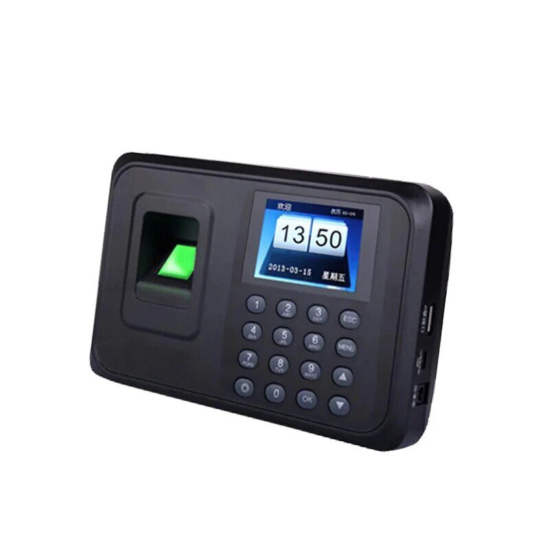 Czas pracownika linii papilarnych biometrycznych urządzeń systemu zarządzania dziurkacz do kart frekwencją