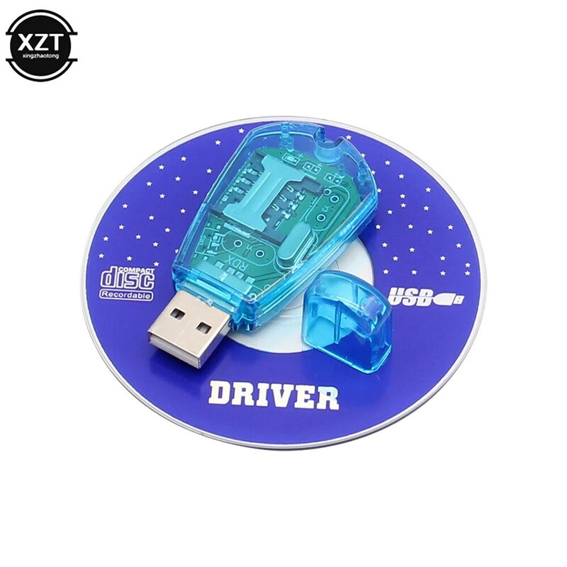 Mini USB Sim Đầu Đọc Thẻ USB SIM Copy/Cloner Bộ Đọc SIM Card GSM CDMA SMS Dự Phòng + CD đầu Đọc Thẻ