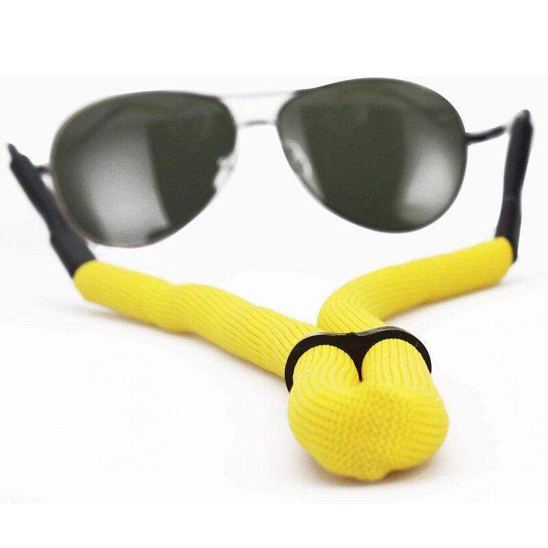 Ajustável flutuante espuma cadeia óculos correias, Sólido Sport Glasses Cord, Correia de óculos, Anti-Slip Lanyard, Suporte do cabo
