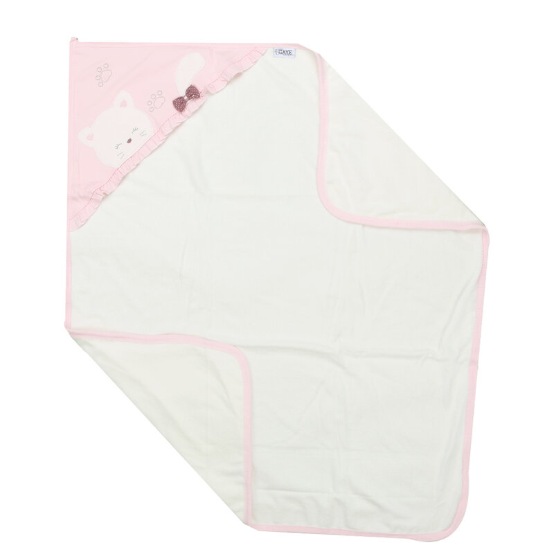 Pink color bath towel