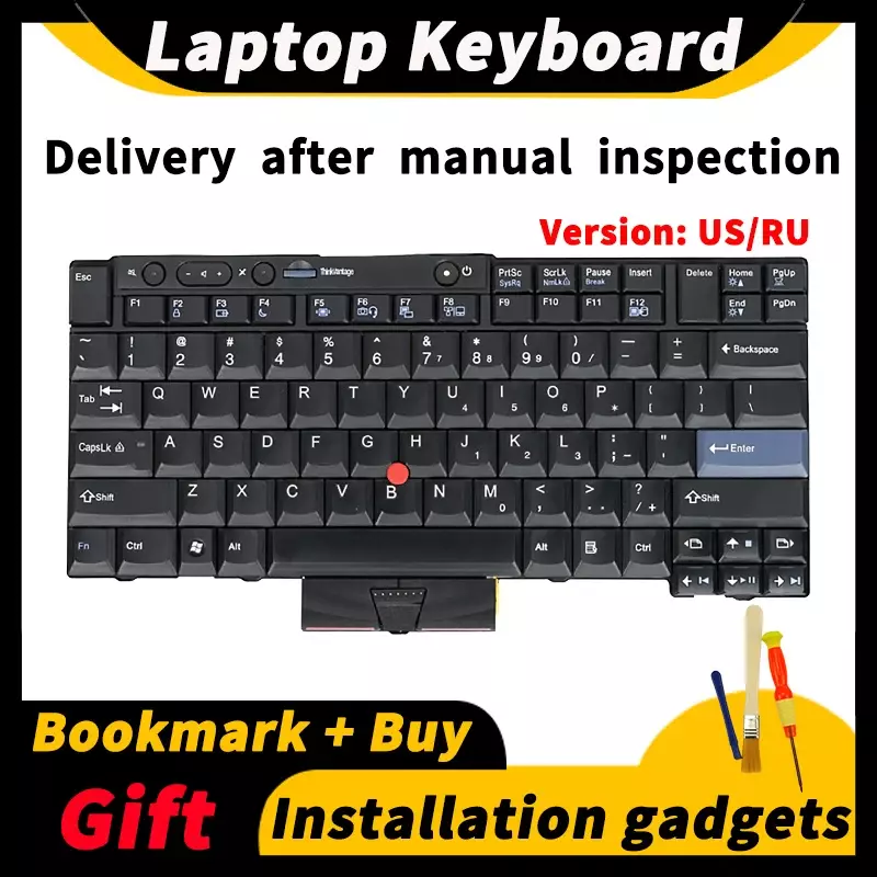 Laptop Toetsenbord Voor Lenovo Thinkpad T410 T 420X220 X 220i X 220T T510 T520 W520 W520 45n2211 45n2141 Us/Ru Layout