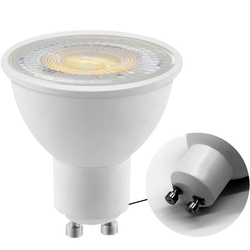 1-10 pces led spotlight gu10 3w 5w 6 7w 8w lâmpada de iluminação 220v iluminação interna 3000k 4000k 6000k bombillas