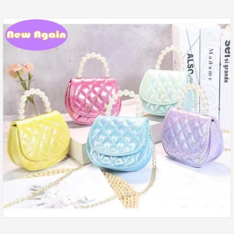 Candy colors handbags for Childrens Baby Lovely totes Kids little money purses Girls crossbody bags Toddlers mini wallets NAB278