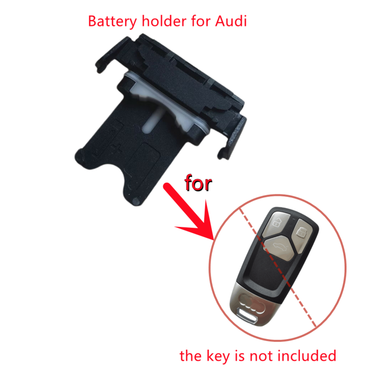 Battery Clip Holder Replacement for Audi A4L A5 Q5L Q7 Car Key Accessories