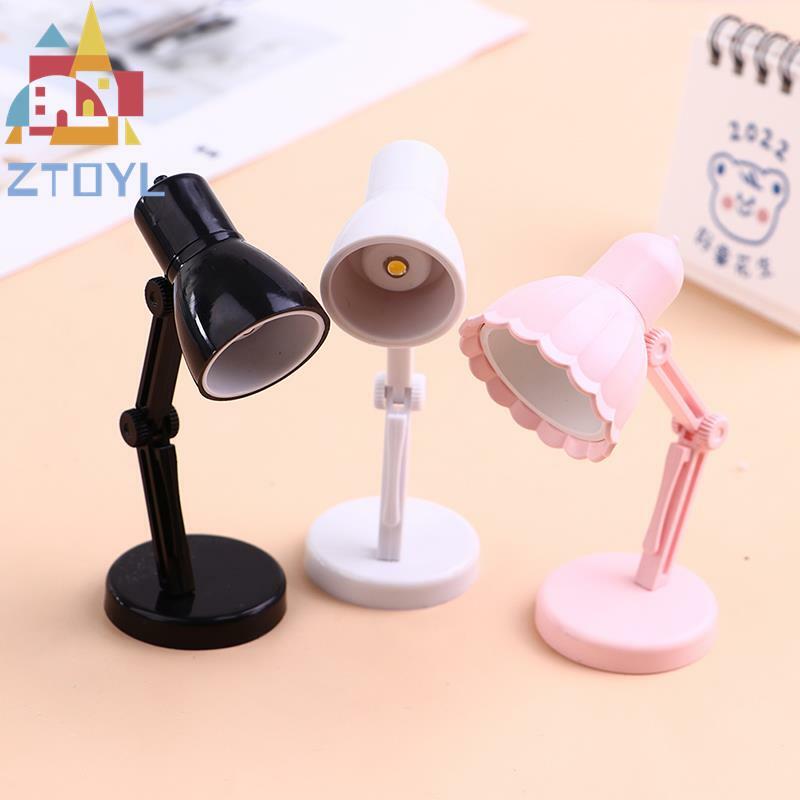 1Pc 1/6 1/12 Dollhouse Miniature Desk Lamp Battery Operated With ON/OFF Switch