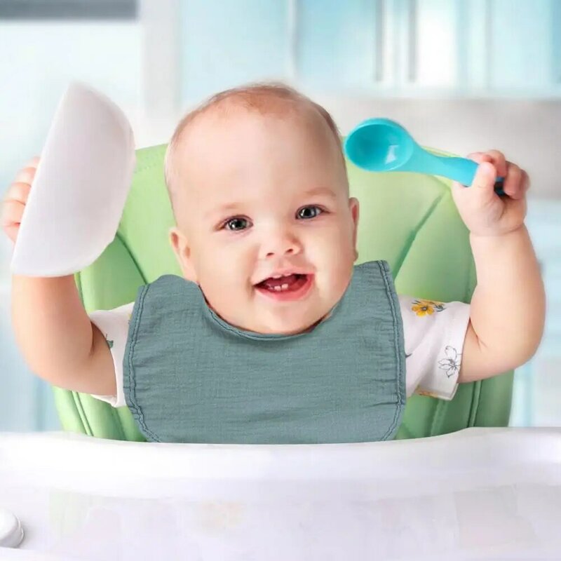 Celemek bayi untuk liur katun lembut celemek bayi ringan lembut lembut untuk kulit anak laki-laki anak perempuan untuk bayi untuk anak laki-laki