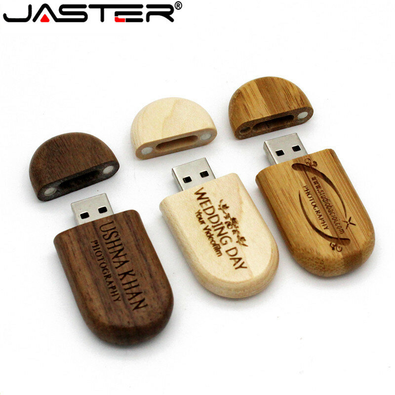 JASTER (OVER 10 PCS free LOGO) maple Wood usb Flash Drive pendrive 4gb 8gb 16gb 32gb Pen Drive 64gb wediing personal Gifts