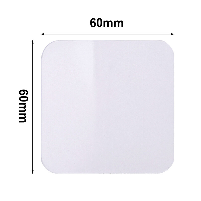Multifuncional Transparente Impermeável Nano Seamless Glue Tape, Adesivos Selador Adesivo, Dupla Face, Não Marcação, 6x6cm