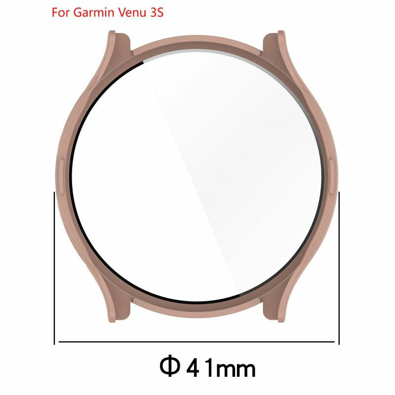Kaca + penutup casing untuk Garmin Venu 3 3S, jam tangan pintar tali gelang pelindung Bumper Venu3 Venu3S aksesoris pelindung layar