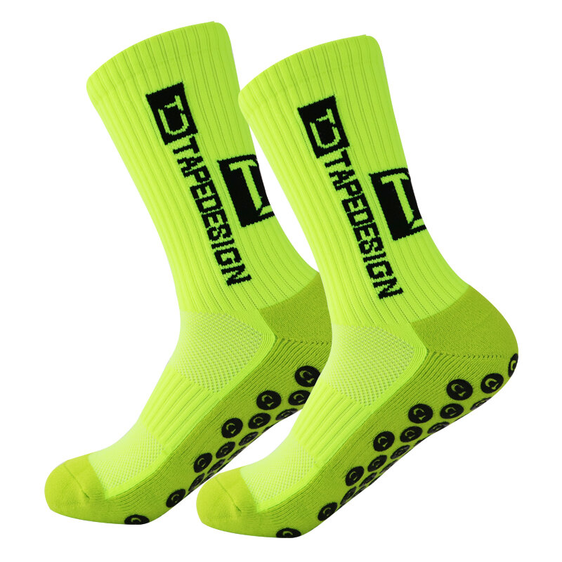 Нескользящие футбольные носки для мужчин и женщин, Нескользящие футбольные баскетбольные теннисные Спортивные носки с рукояткой, велосипедные носки для верховой езды 38-45