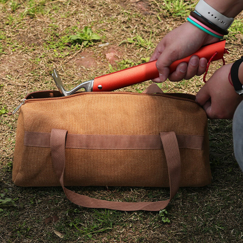 Trousse à outils de camping multifonctionnelle, sac pour tente, ULà vent à clous, pack léger, accessoires de camping