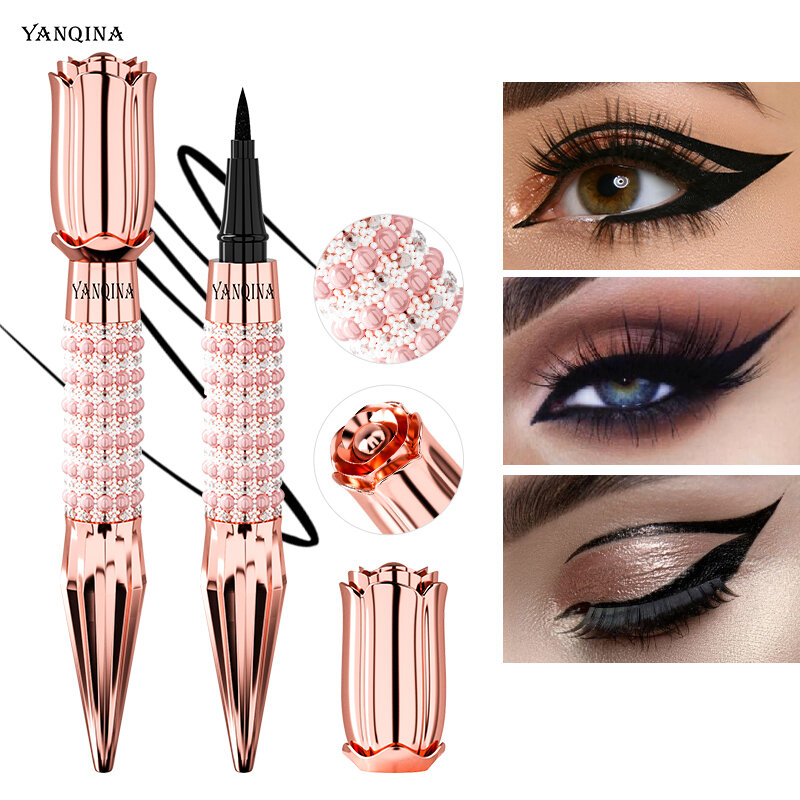 Liquid Eyeliner Pen Waterproof Black Long-Lasting Eye Liner Pencil Thick Quick-Dry Cosmetics Makeup Tool