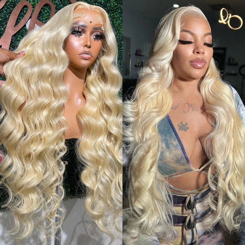 Body Wave Lace Front Wig  613 Blonde Brazilian Human Hair Wig for Woman Choice 13x4 13x6 HD Lace Front Wig