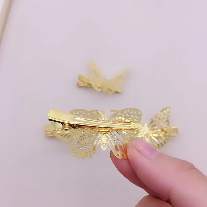 Akiko-tocado de Cosplay Yosano, horquilla de mariposa, pinza para el pelo, accesorios de disfraz de Carnaval de Halloween