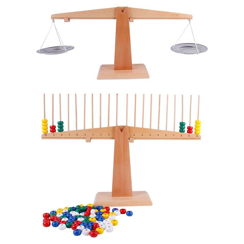 Juguetes de conteo de equilibrio, Matemáticas Manipulativas Montessori, juguete educativo para preescolar, cumpleaños, juguete de viaje, favores de fiesta