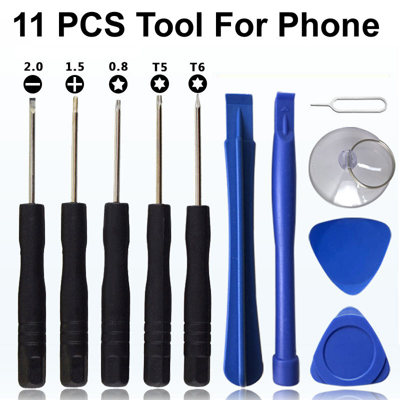 Инструмент для ремонта, отвертка с пластиковым стержнем и лезвием для экрана iPhone, iPad, портативный компьютер, ручной набор для разборки