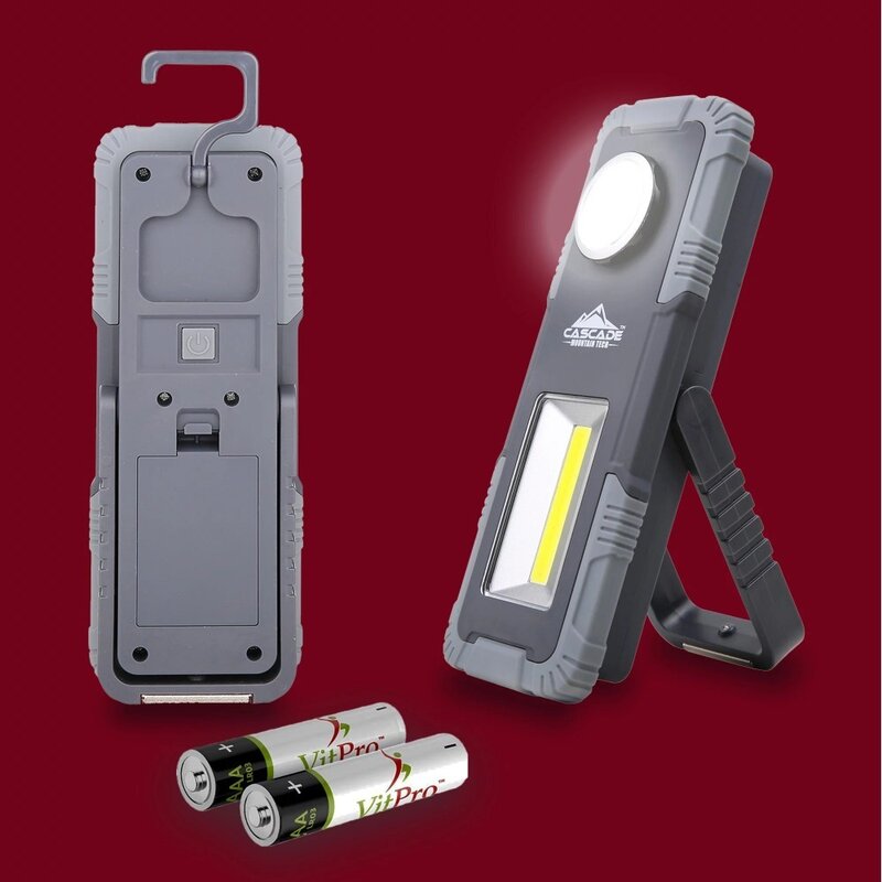 250-Lumen LED Camping Flashlight, AAA Batteries, LED Light Bulb, 5 Pack  Work Light  Searchlight