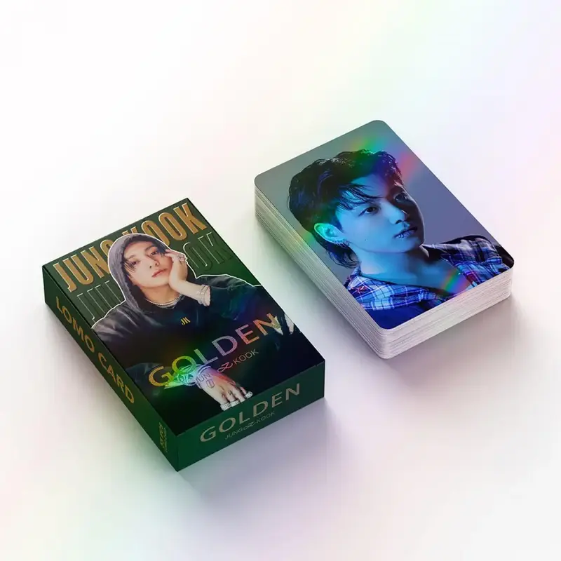 Xiuran 55ชิ้น/กล่อง JK Golden MINI อัลบั้ม photocard kpop LOMO Card (พร้อมส่ง)