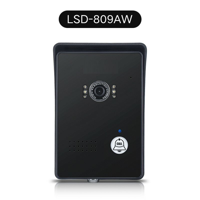 Timbre de LSD-809AW, intercomunicador Visual, Control de acceso, casa, Villa con cable, monitoreo electrónico inteligente