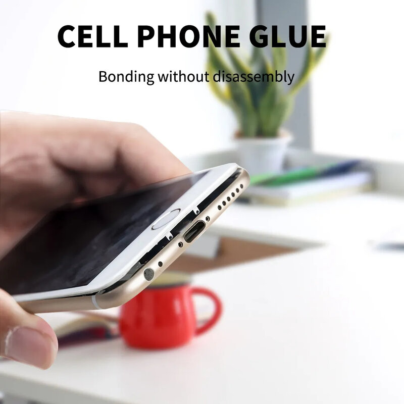 SUXUN B7000 lem layar sentuh ponsel, lem Super perekat telepon DIY titik perbaikan berlian perhiasan kaca 6-110 buah