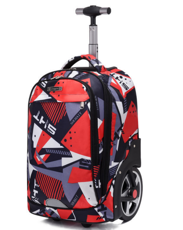 Schule Trolley rucksäcke taschen für jugendliche große räder reise Rädern rucksack tasche Auf rädern Kinder Roll gepäck Taschen